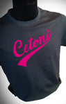 Teamshirt Cetoni Motorsport Herren S / Grau/Pink T-Shirt