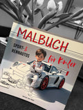 Malbuch für Kinder - Sport & Rennautos