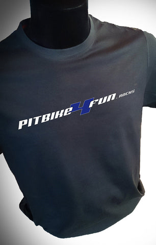 Teamshirt Pitbike4Fun Herren S / Grau T-Shirt
