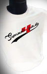 Teamshirt Supermoto4Fun Retro Herren S / Weiß T-Shirt