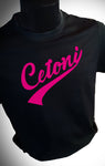 Teamshirt Cetoni Motorsport Herren S / Schwarz(Pink T-Shirt